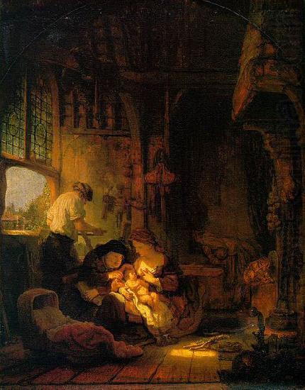 Rembrandt van rijn Holy Family china oil painting image